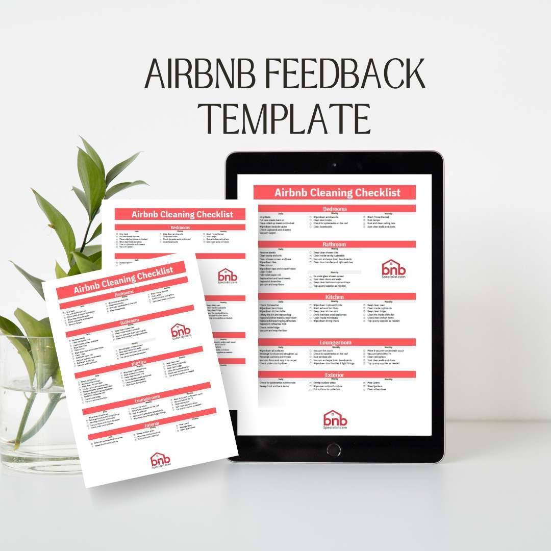 Airbnb Cleaning Checklist Airbnb Cleaning Checklist
