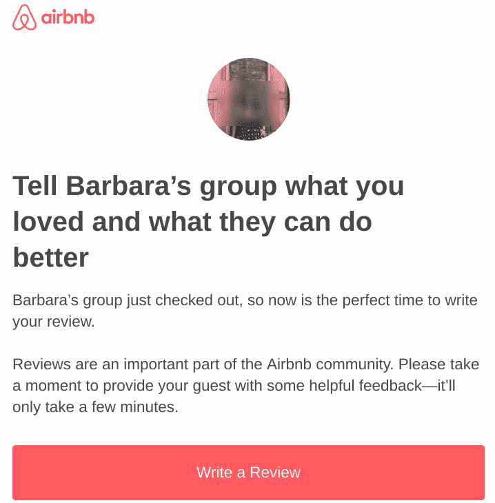 Airbnb Hosting Airbnb - provide feedback to Barbara's group about your hosting experience.