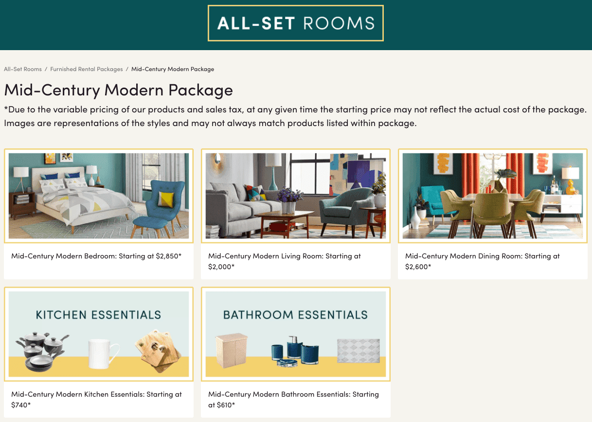 Airbnb Hosting Mid-century modern package for Airbnb hosting.