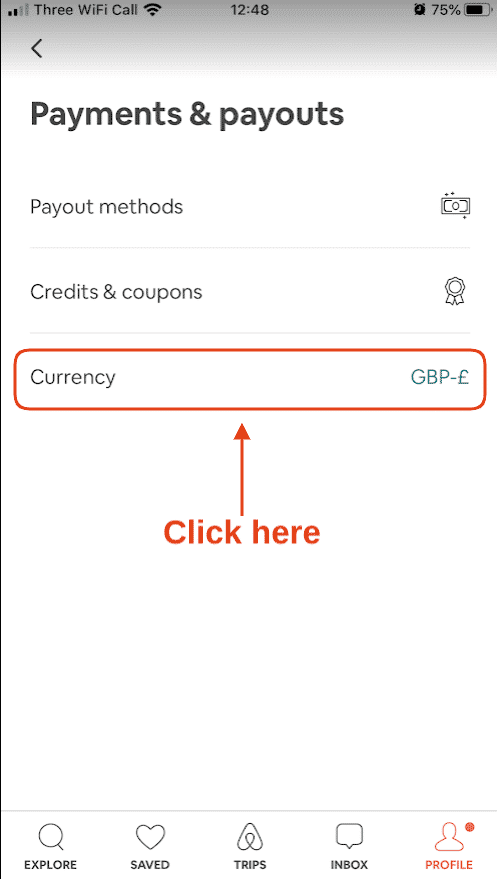 Airbnb Hosting A screenshot of the Airbnb hosting payments and payouts page on an iPhone.