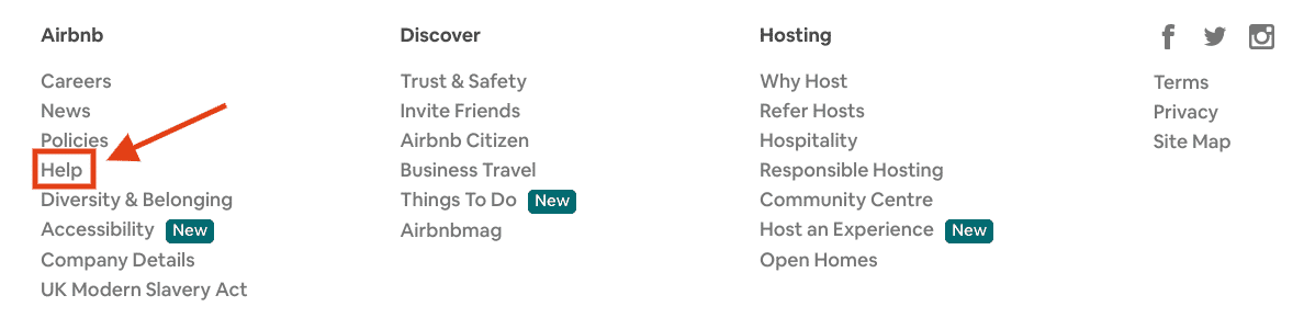 Airbnb Hosting A job search page showing Airbnb Hosting opportunities with a red arrow.