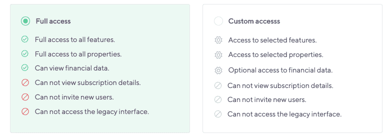 smartbnb user management