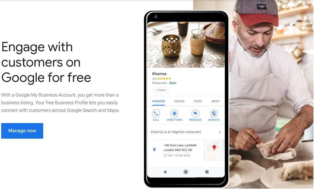 list airbnb on google my business