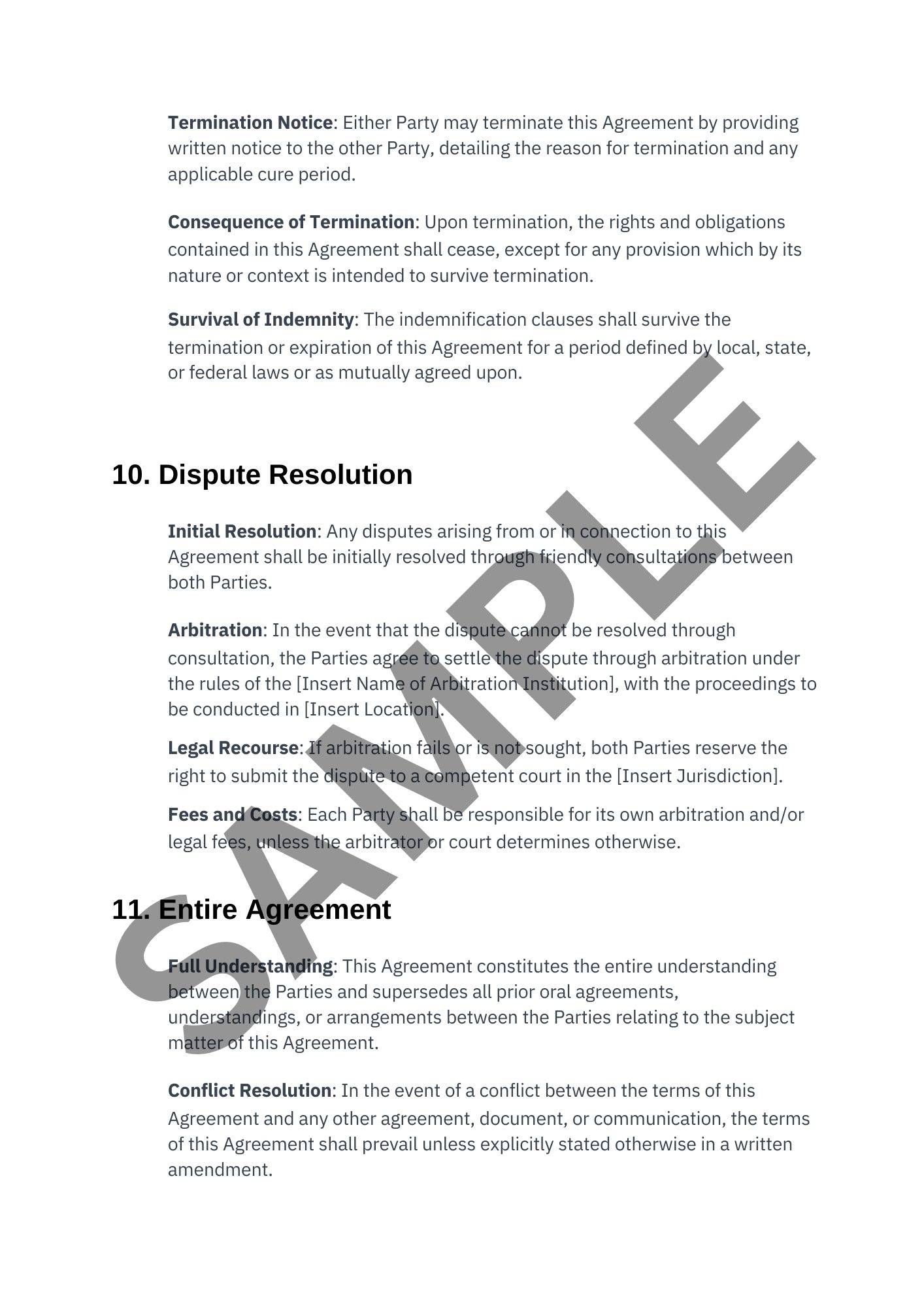 5 Indemnity Agreement For Residential Property Airbnb VRBO