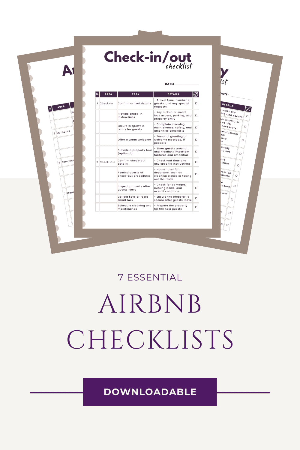 6 Airbnb checklists for hosts