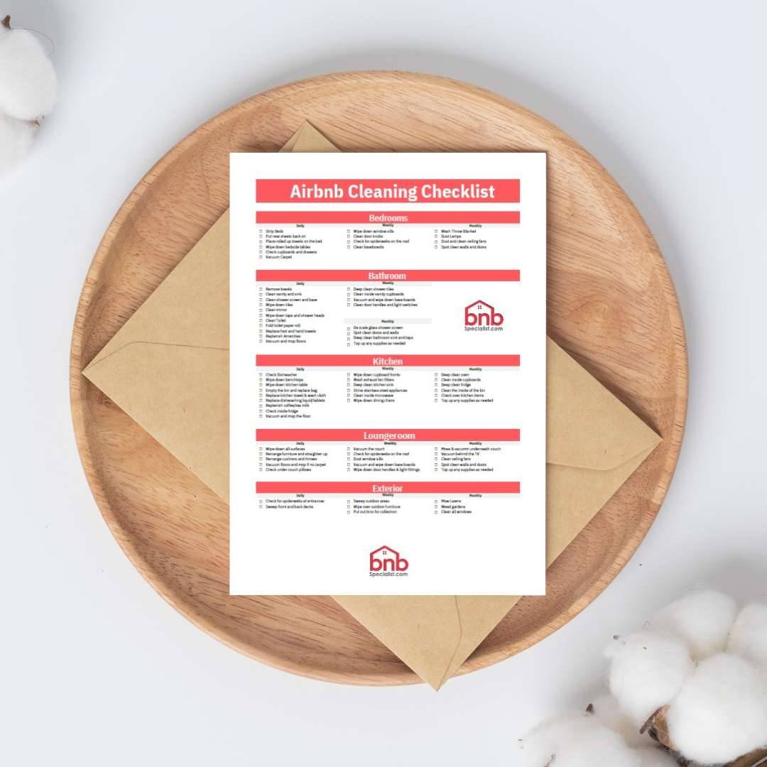 Airbnb Cleaning Checklist Airbnb Cleaning Checklist