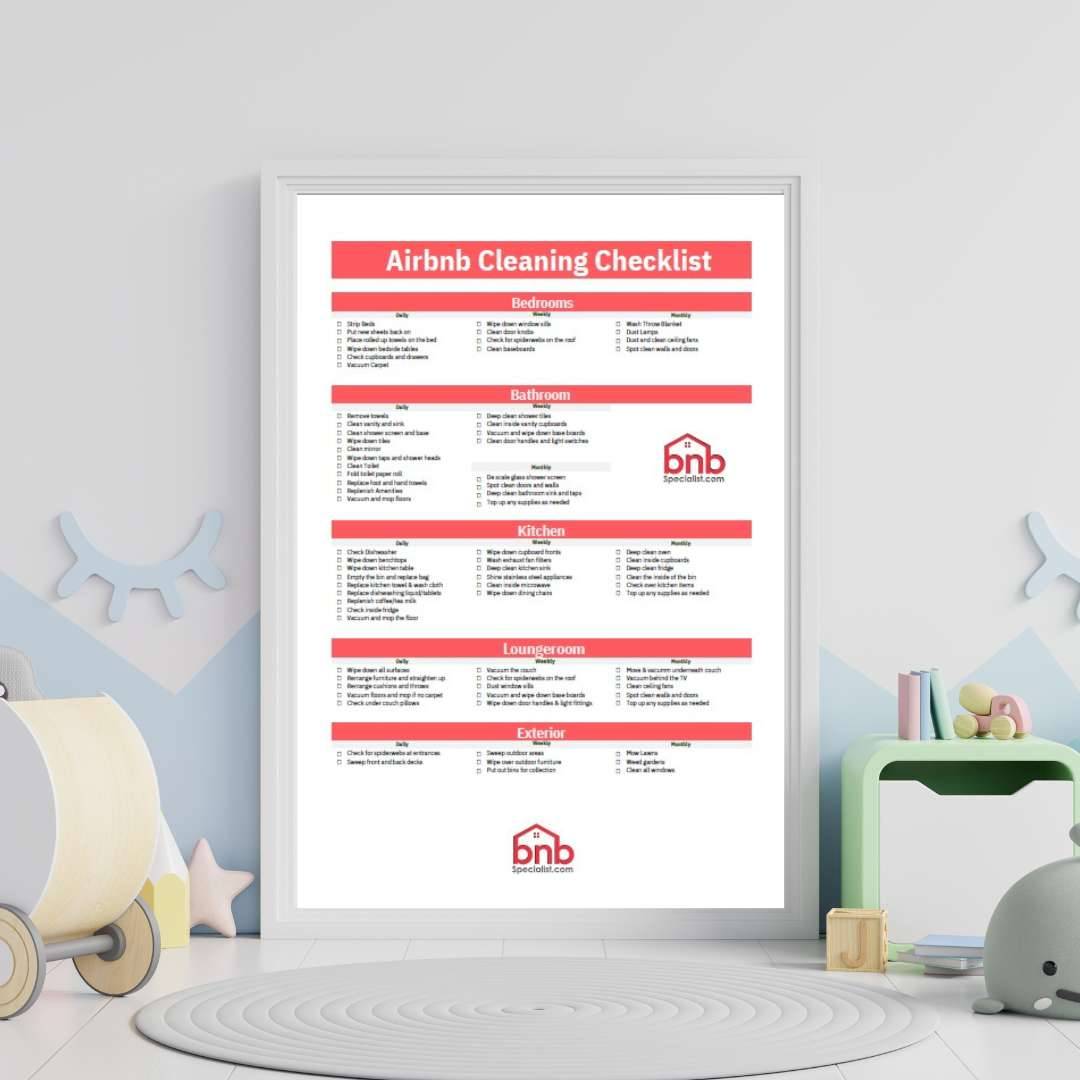 Airbnb Cleaning Checklist Airbnb Cleaning Checklist
