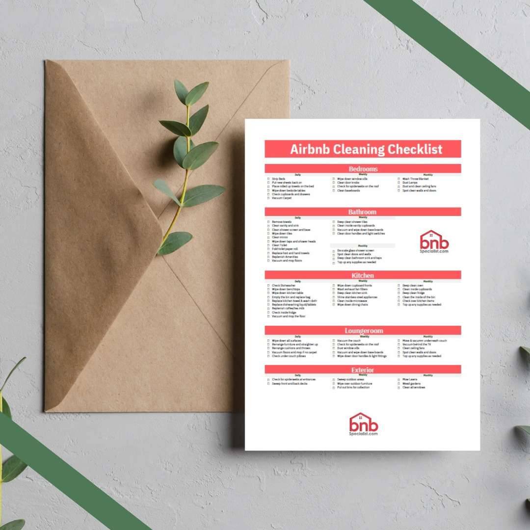 Airbnb Cleaning Checklist Airbnb Cleaning Checklist