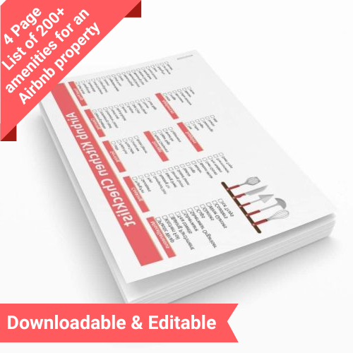 Airbnb Amenities Checklists