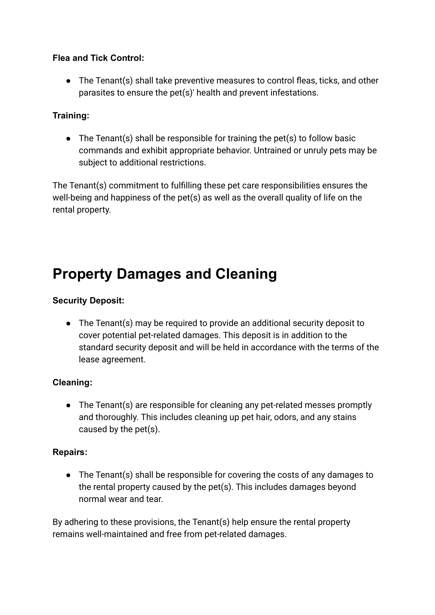 Pet Agreement_ Responsible Pet Ownership on Rental Property-5 Pet Agreement For Vacation Rental Airbnb Hosts