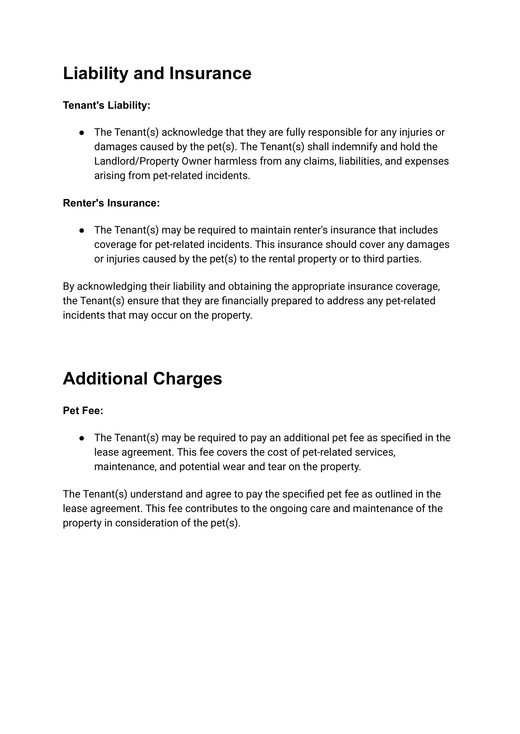 Pet Agreement_ Responsible Pet Ownership on Rental Property-6 Pet Agreement For Vacation Rental Airbnb Hosts