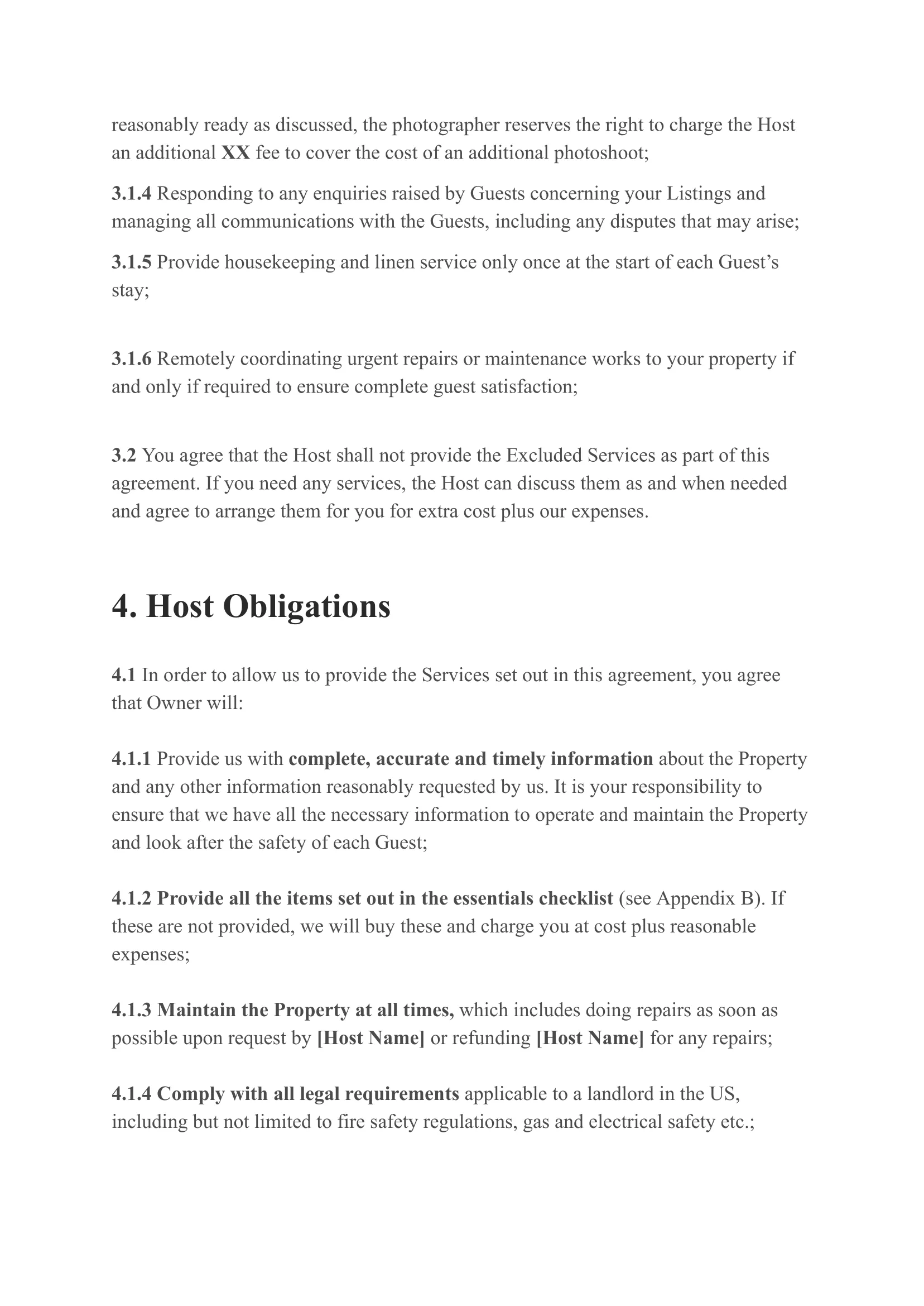 Property Management Contract-03 Airbnb Property Management Contract