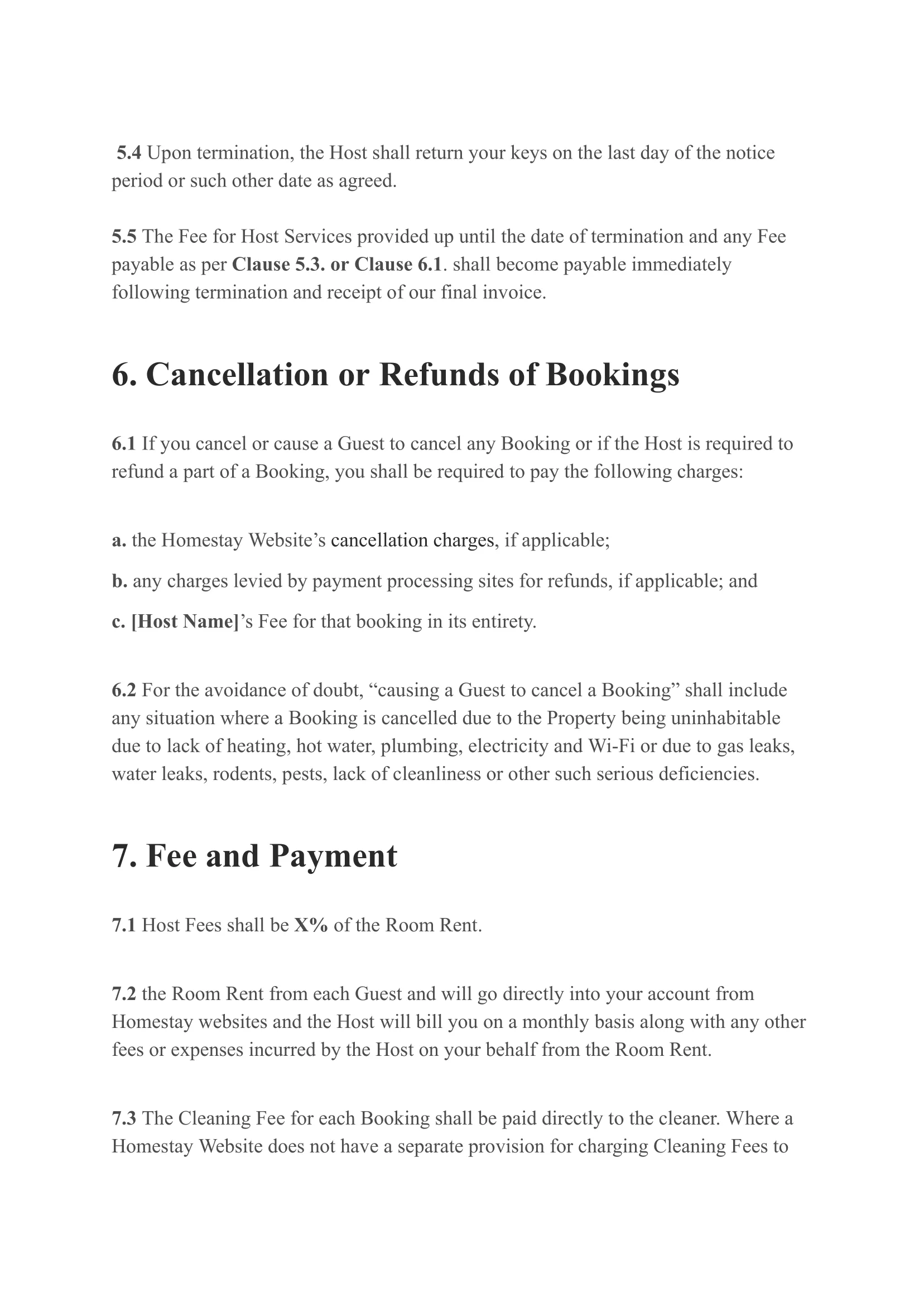 Property Management Contract-05 Airbnb Property Management Contract