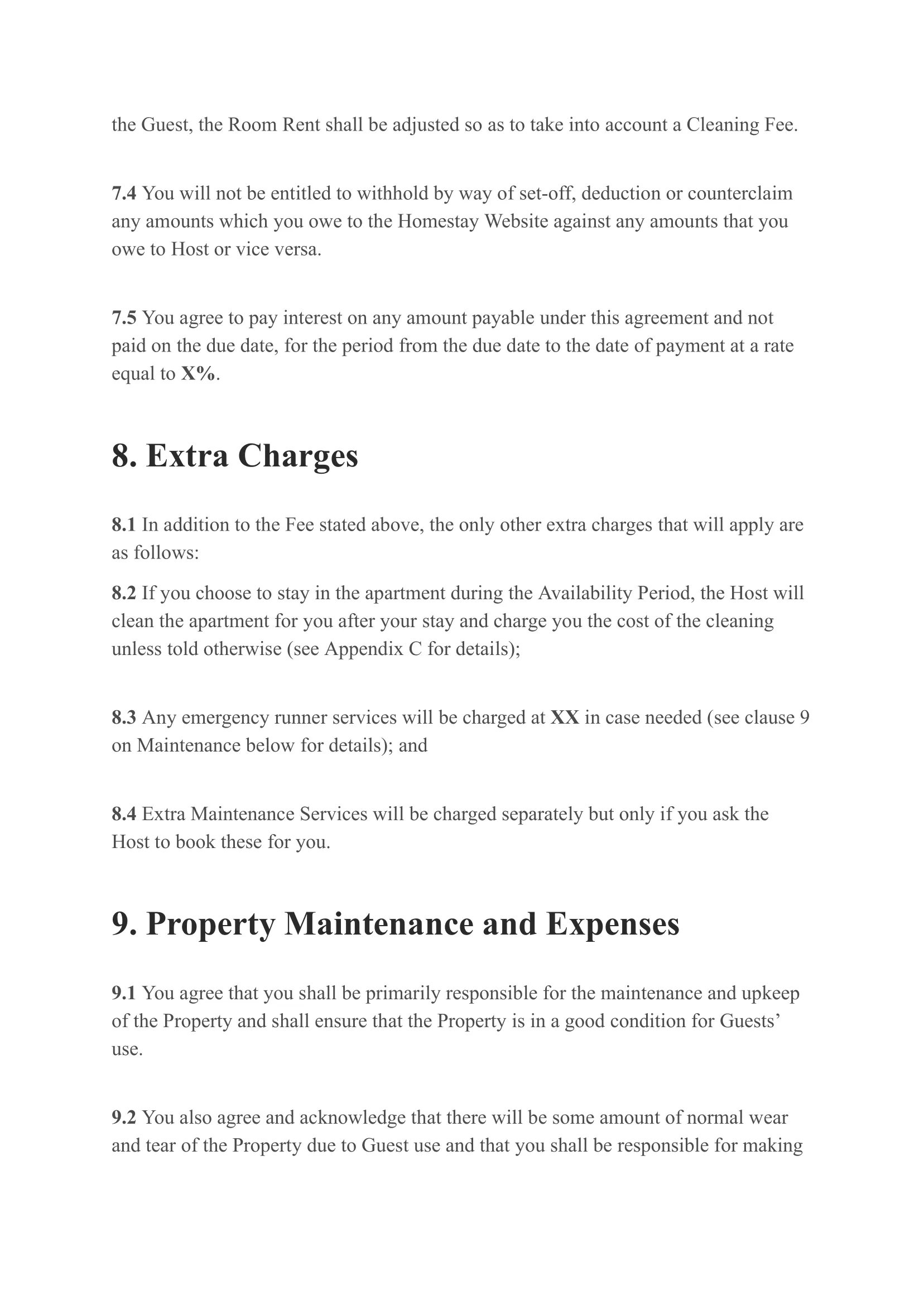 Property Management Contract-06 Airbnb Property Management Contract