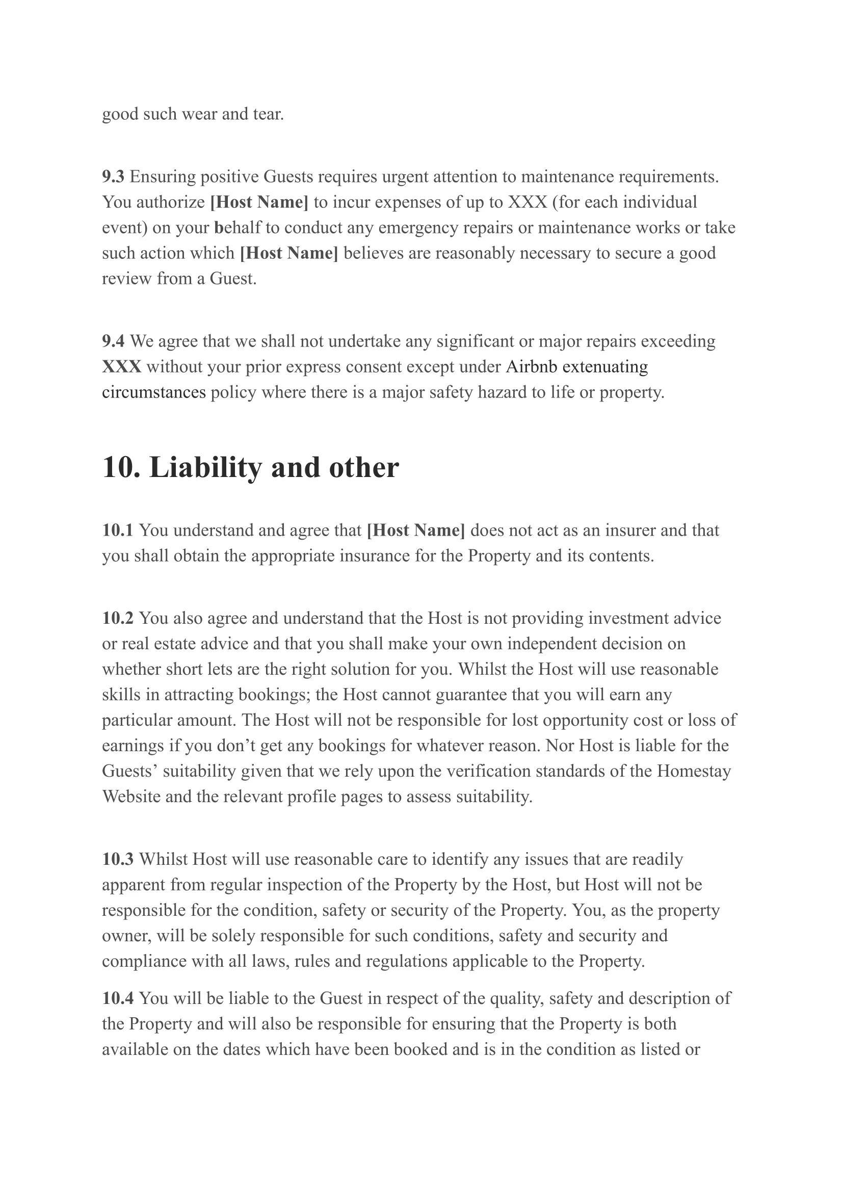 Property Management Contract-07 Airbnb Property Management Contract