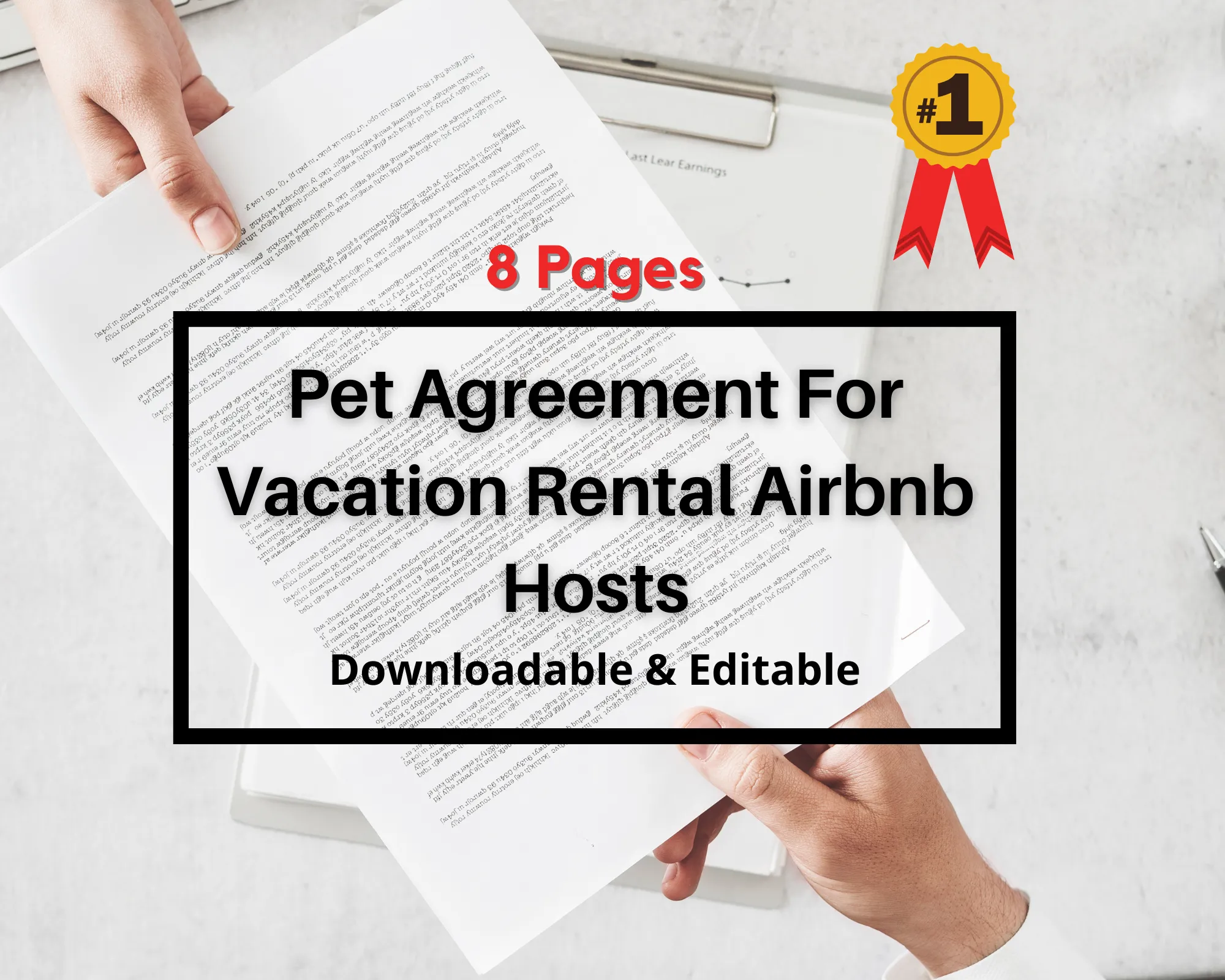 Pet Agreement For Vacation Rental Airbnb Hosts