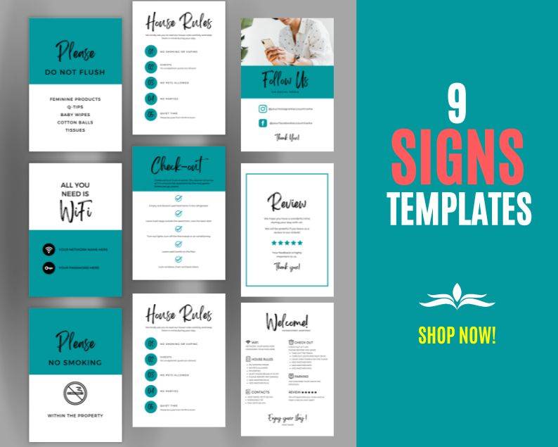 Tropical - Airbnb Welcome Book Tropical Airbnb Welcome Book